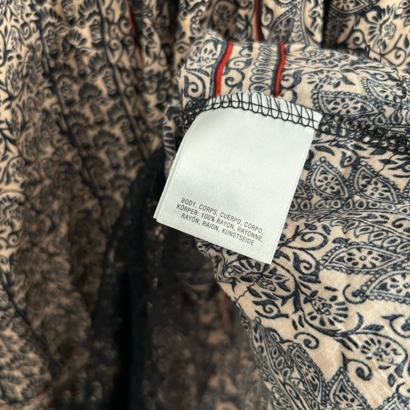 Vanessa Virginia Anthropologie Size Medium Multicolor Off the Shoulder Top - Picture 3 of 5